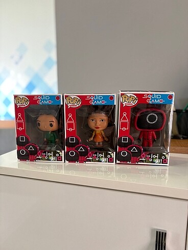 3 lü squid game funko