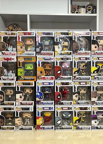 Çeşitli Marvel ve Pop Kültür Figürleri
