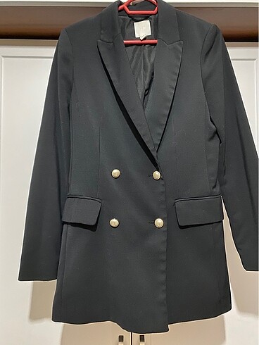 H&M siyah blazer ceket