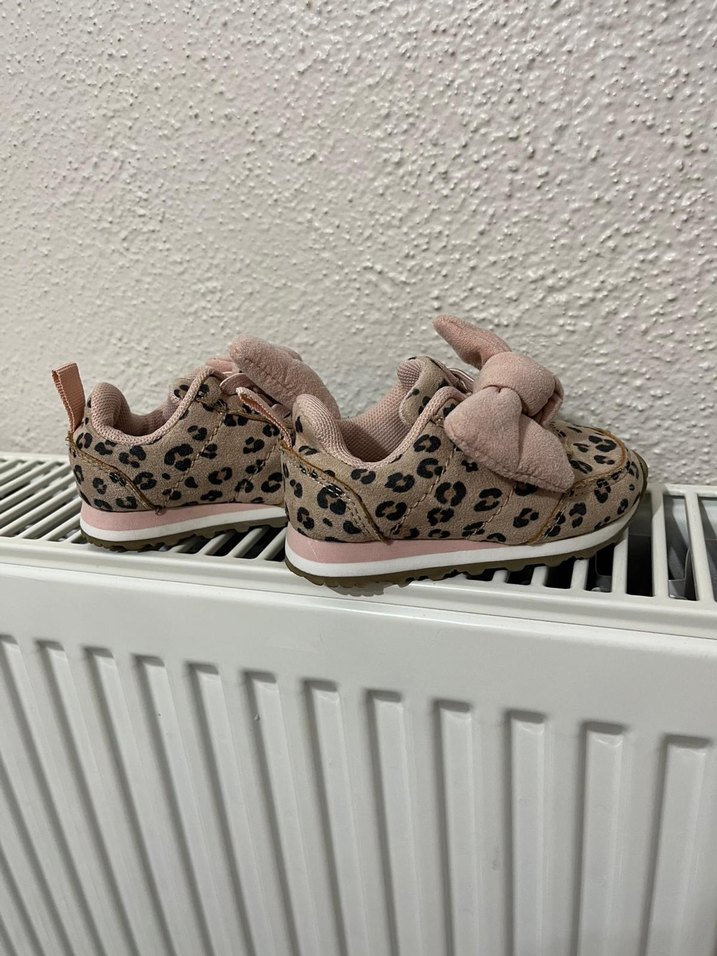 Kız Çocuk Leopar Desenli Spor Ayakkabı - Görsel 3