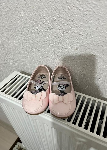 Kız Çocukları için Pembe Tokalı Babet - Görsel 2