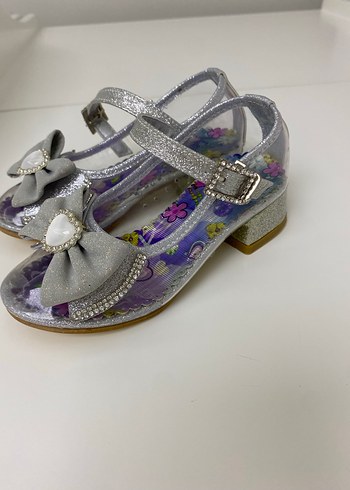 Çiçek Desenli Tokalı Kız Çocuk Babet - Görsel 2