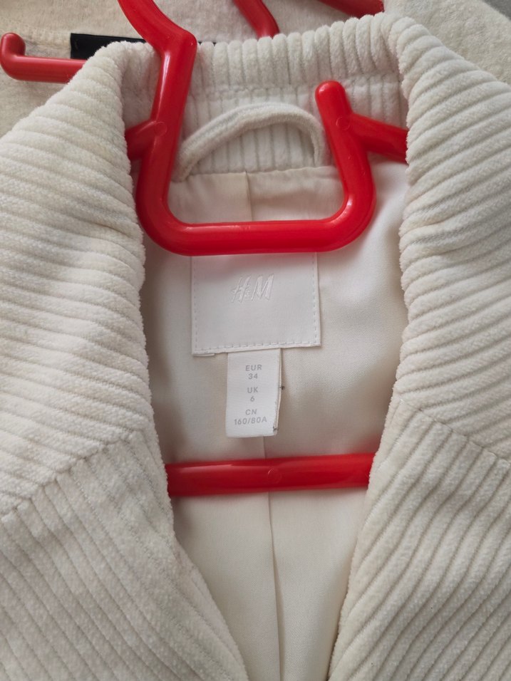 Bej Kadın Düğmeli Midi Blazer Ceket - Görsel 3