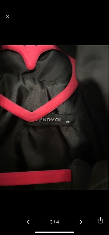 xs Beden Trendyol Mont