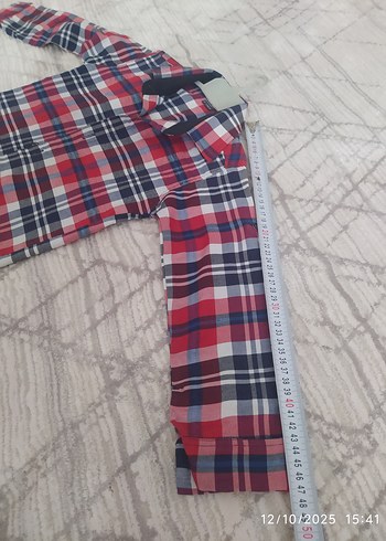 5 yaşErkek Çocuk Ekose Uzun Kollu Gömlek - Görsel 6