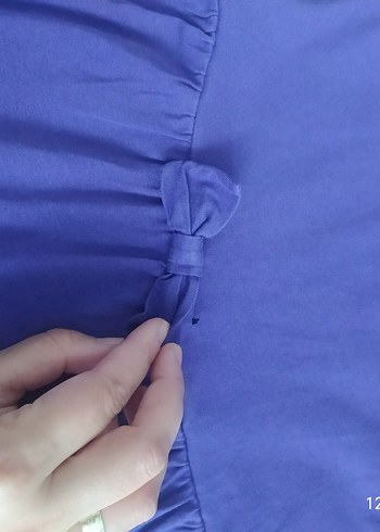 Mor Kolsuz Kız Çocuk Elbise - Görsel 6