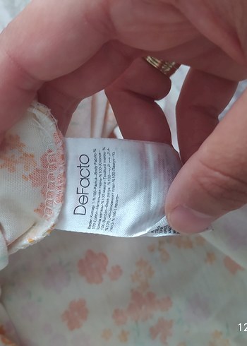 Kız Çocuk Beyaz Çiçekli Fırfırlı Elbise - Görsel 6