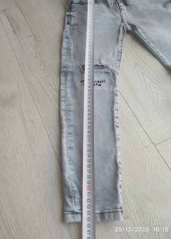 zara Gri Erkek Çocuk Denim Pantolon - Görsel 3