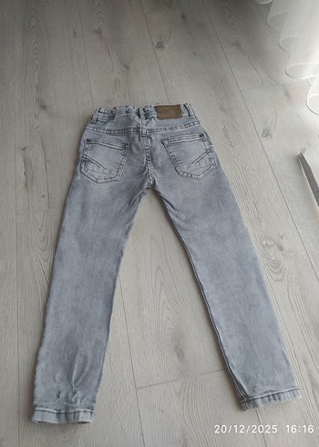 zara Gri Erkek Çocuk Denim Pantolon - Görsel 7