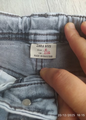 zara Gri Erkek Çocuk Denim Pantolon - Görsel 2