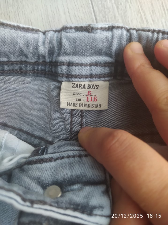 zara Gri Erkek Çocuk Denim Pantolon - Görsel 2