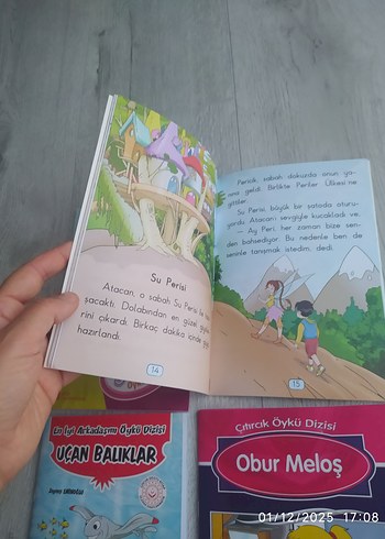 Çocuk Kitapları: Obur Melos, Uçan Balıklar, Zipir ve Atacan - Görsel 3