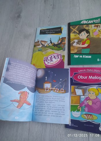 Çocuk Kitapları: Obur Melos, Uçan Balıklar, Zipir ve Atacan - Görsel 4
