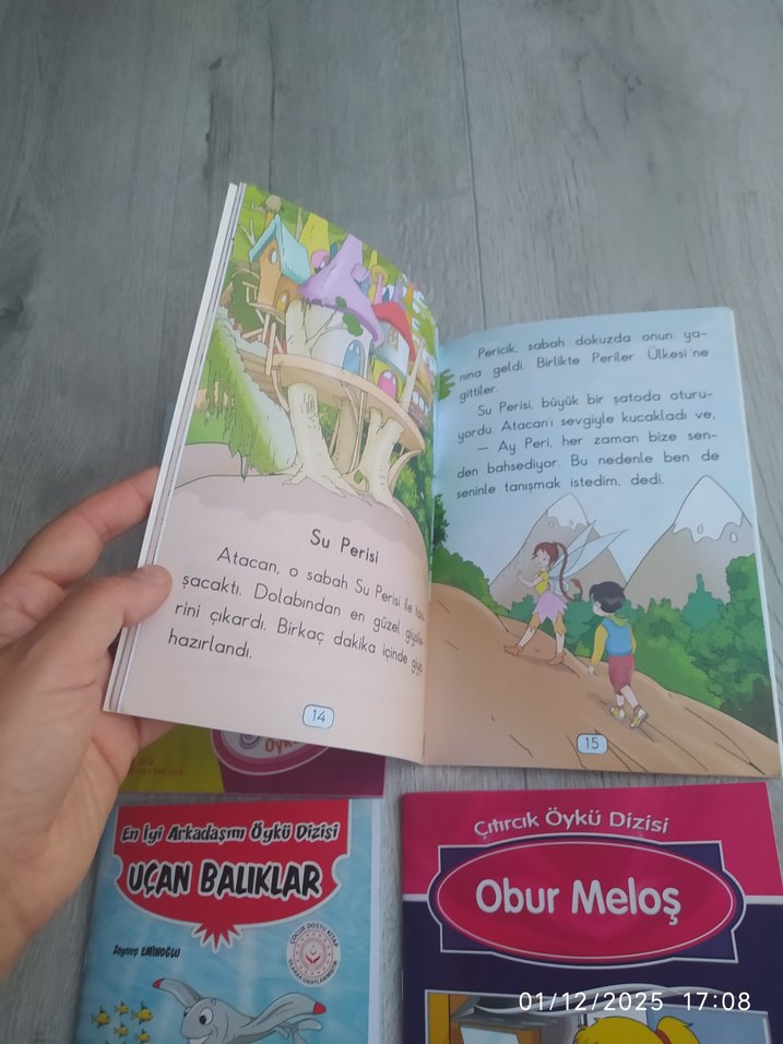 Çocuk Kitapları: Obur Melos, Uçan Balıklar, Zipir ve Atacan - Görsel 3