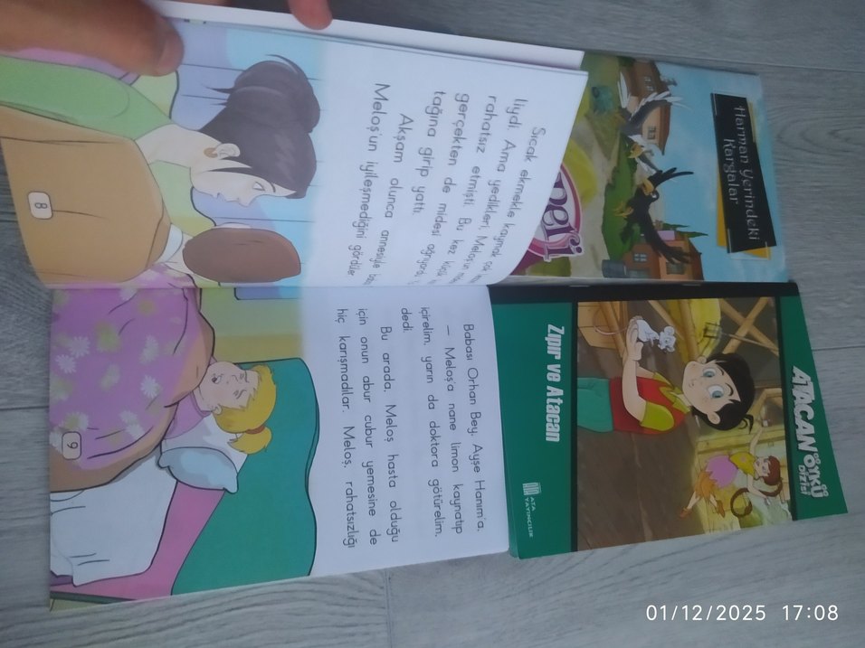 Çocuk Kitapları: Obur Melos, Uçan Balıklar, Zipir ve Atacan - Görsel 2