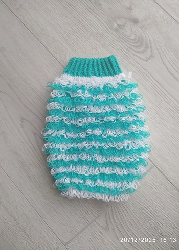 Renkli Yeşil Banyo lifleri - Görsel 5