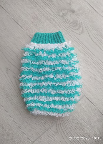 Renkli Yeşil Banyo lifleri - Görsel 2