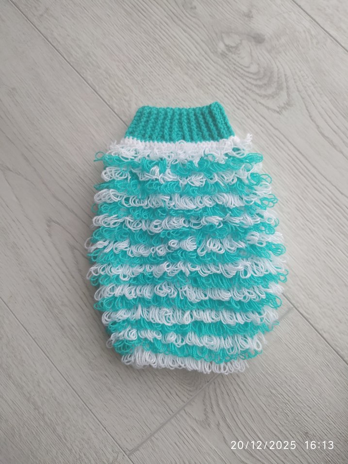 Renkli Yeşil Banyo lifleri - Görsel 5