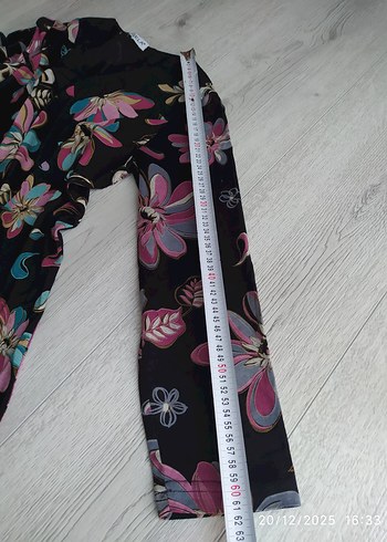 m beden Çiçek Desenli Uzun Bohem Elbise - Görsel 5