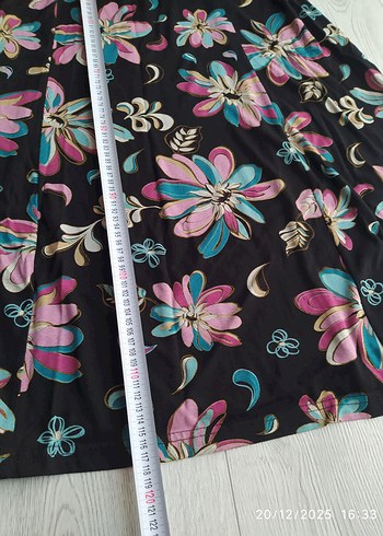 m beden Çiçek Desenli Uzun Bohem Elbise - Görsel 6