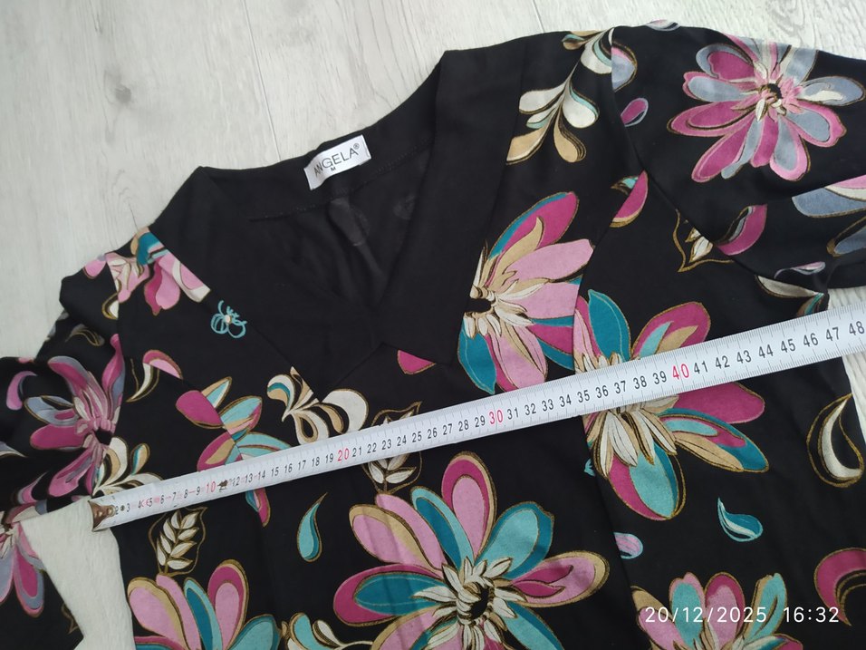 m beden Çiçek Desenli Uzun Bohem Elbise - Görsel 4