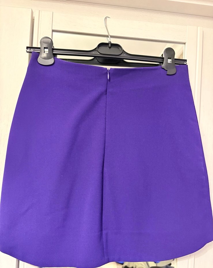 Zara Mor Kadın Mini Etek - Görsel 2