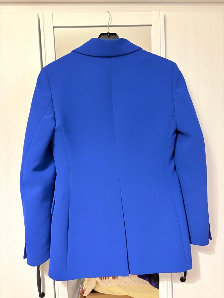 Zara Mavi Kadın Blazer Ceket - Görsel 2