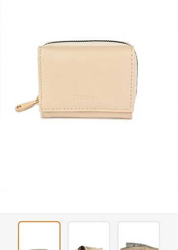 Hafif Yeşil Kadın Deri Fermuarlı Cüzdan - Görsel 4