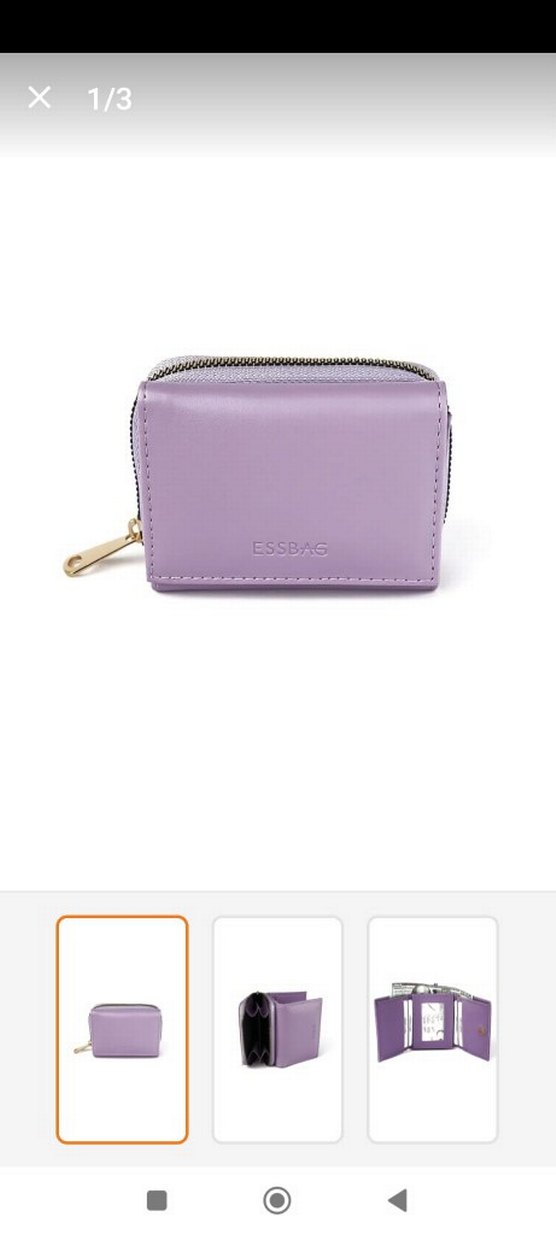 Hafif Yeşil Kadın Deri Fermuarlı Cüzdan - Görsel 2