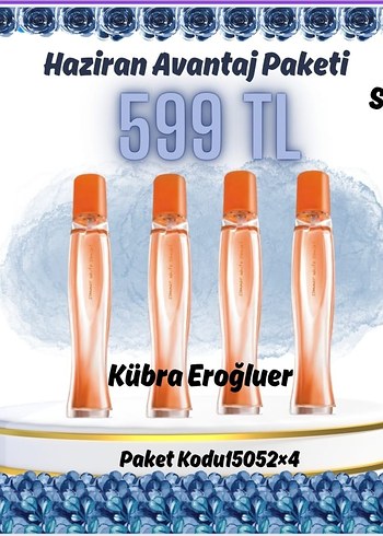 Avon Kadın Parfüm Haziran Paketi 4'lü