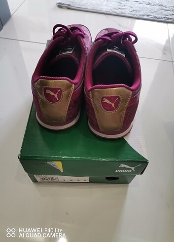 39 Beden bordo Renk Puma sneaker 
