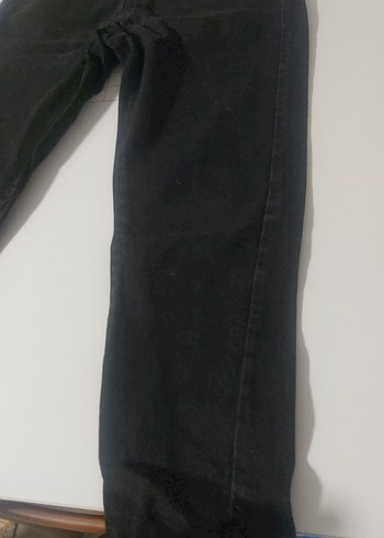 Kadın Siyah Dar Kesim Kot Pantolon - Görsel 2