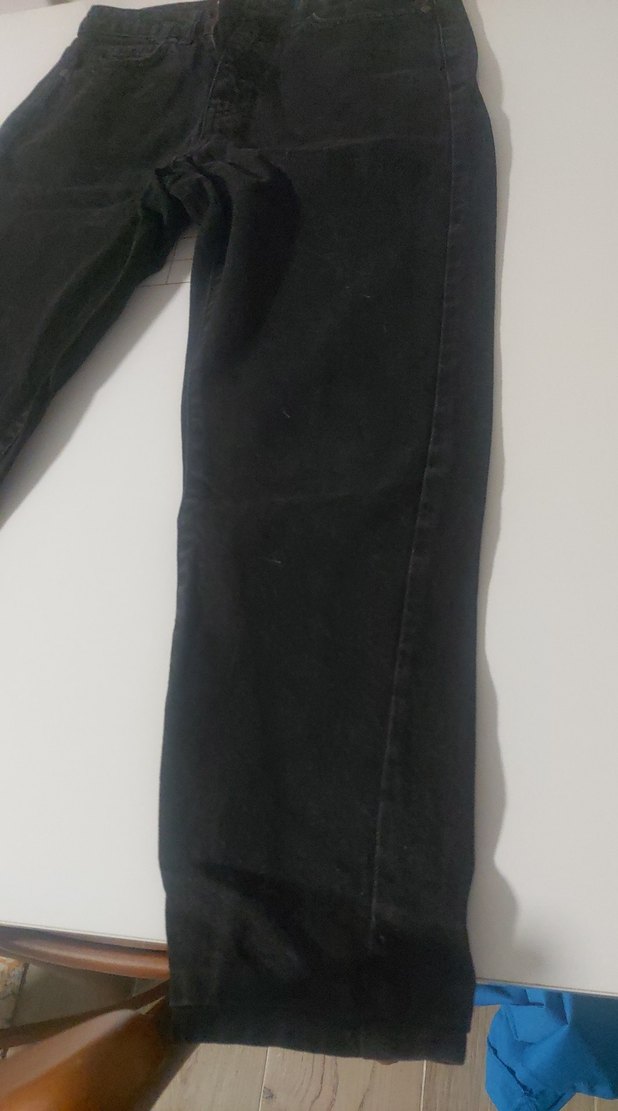 Kadın Siyah Dar Kesim Kot Pantolon - Görsel 2