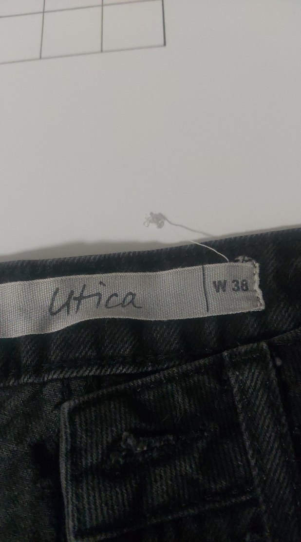 Kadın Siyah Dar Kesim Kot Pantolon - Görsel 3