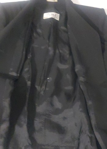 Siyah Düğmeli Kadın Blazer Ceket - Görsel 2