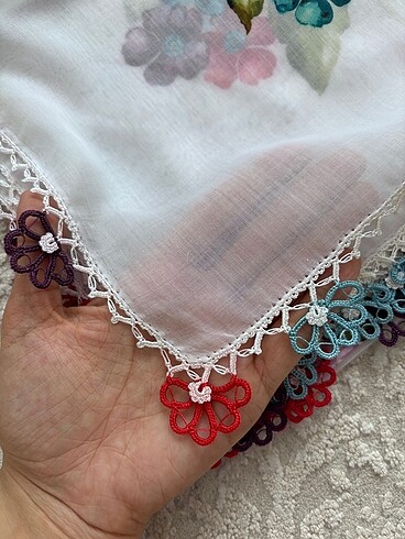 söz nişan bohçası gelin çeyizi el emeği oyalı tülbent cenk - Görsel 2