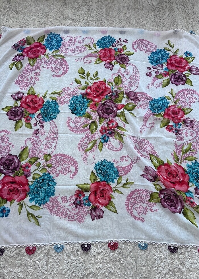 söz nişan bohçası gelin çeyizi el emeği oyalı tülbent cenk - Görsel 4