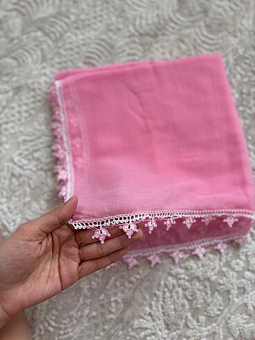 söz nişan bohçası gelin çeyizi el emeği oyalı tülbent - Görsel 3
