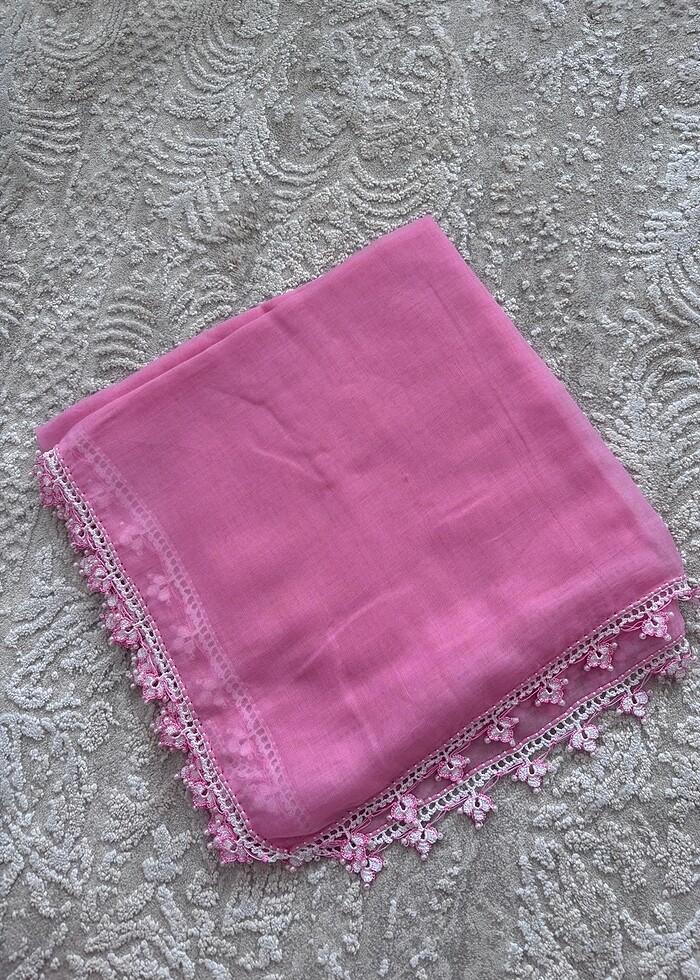 söz nişan bohçası gelin çeyizi el emeği oyalı tülbent - Görsel 4