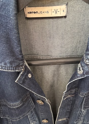 Düğmeli Mavi erkek Denim Ceket - Görsel 2