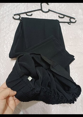 Siyah Basic Kadın Kumaş Pantolon