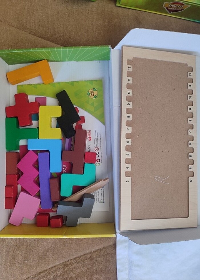 Penta blok ahşap zeka oyunu - Görsel 2