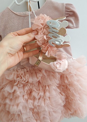 1 yaş doğumgünü elbisesi - Görsel 5