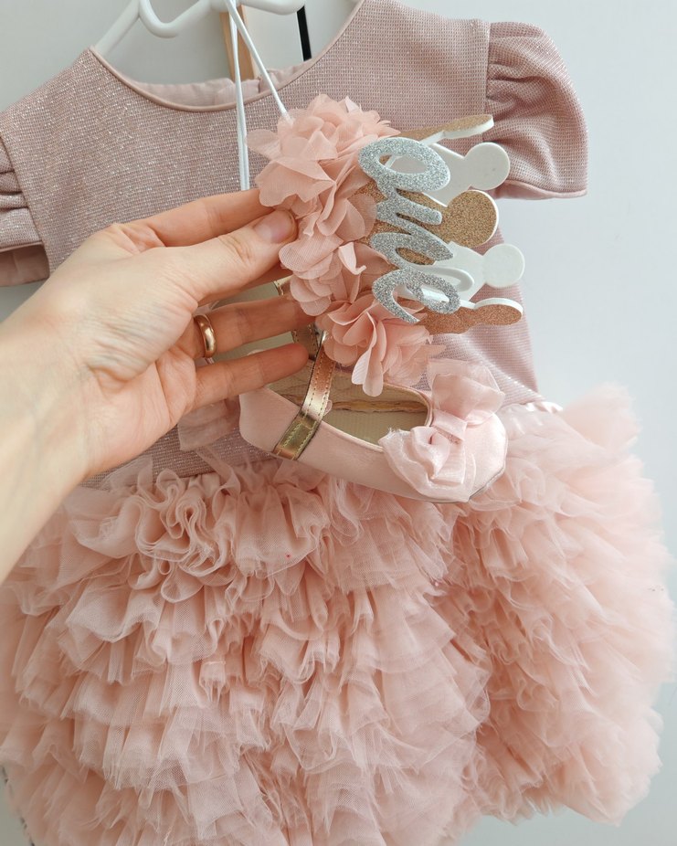 1 yaş doğumgünü elbisesi - Görsel 5