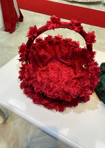 İşlemeli Turkuaz Tepsi ve Kase Seti - Görsel 4