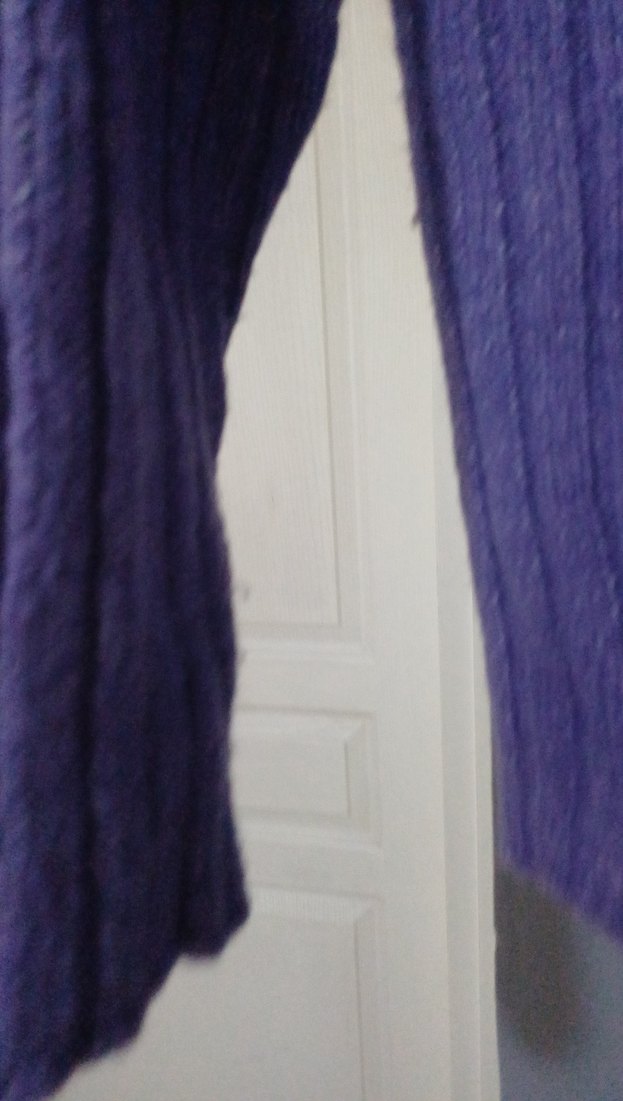 Mor Balıkçı Yaka Örgü Kadın Kazak - Görsel 4