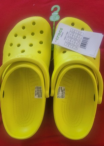 Sarı classic Crocs unisex Terlik