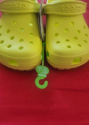 37 Beden sarı Renk Sarı classic Crocs unisex Terlik