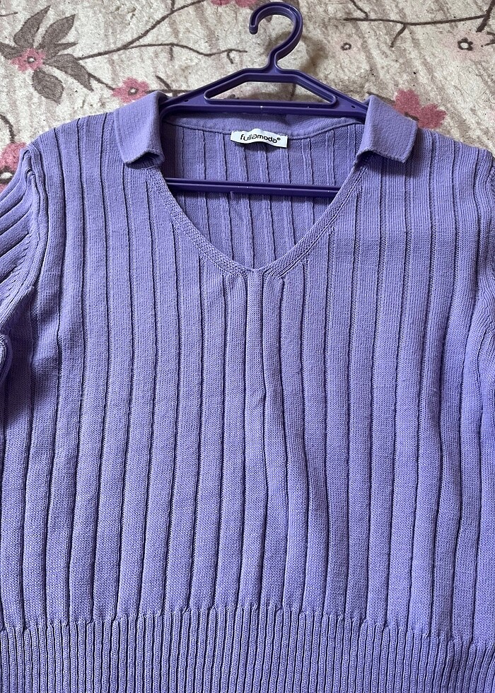 Lila kazak - Görsel 2