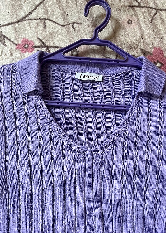 Lila kazak - Görsel 3